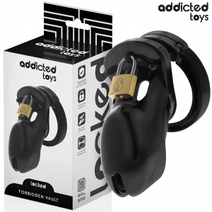ADDICTED TOYS LOCKED - ZABRONIONE SKRZYNKI PENIS CAGE 10 CM